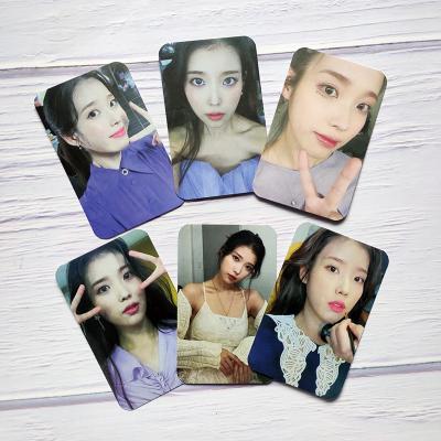 China Wholesale China 6pcs/set Kpop IU Lomo Card Photo Lilac Card for sale