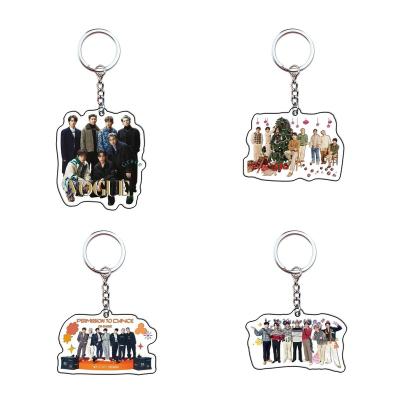 China Wholesale Kpop Bangtan Plastic Boys PTD Wish Little Plastic Acrylic Key Chain for sale