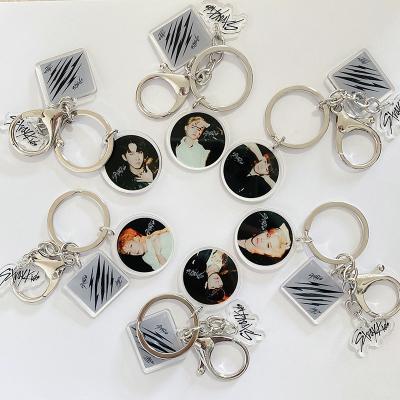 China Kpop Wholesale Plastic Stray Scars Kids Acrylic Key Chain for sale