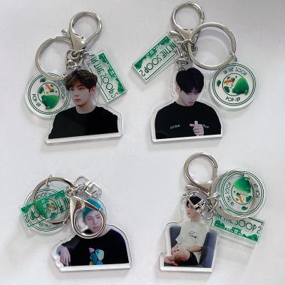 China Wholesale Plastic Kpop Bangtan Boys IN SOOP 2 Plastic Acrylic Key Chain for sale