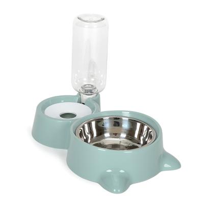 China Sustainable Wholesale Automatic Drinking Bowl Feeder Dog and Cat Pet Feeding Bowl and Stainless Steel for sale