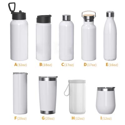 China Durable 20oz Sublimation Tumbler Double Wall Stainless Steel Vacuum Insulated Straight Sublimation Empty Coffee Mugs With Metal Straw for sale