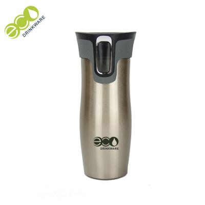 China GV001 Sustainable 500ML/16OZ In Stock Double Wall Screwed Lid Stainless Steel Vacuum Insulated Tumbler Thermos for sale