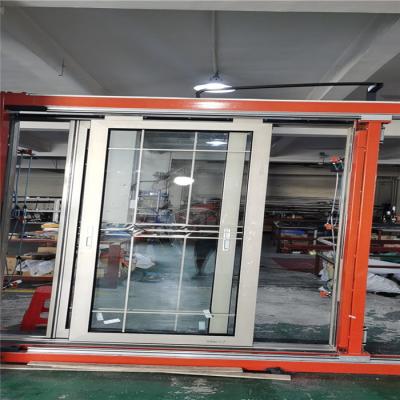 China Sound Proof Double Casement Aluminum Alloy Window Modern Waterproof Glass Impact Window Swing Window for sale