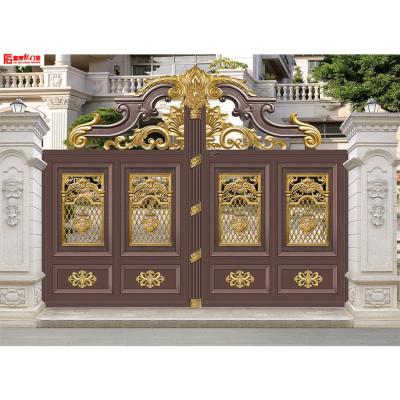 China Wholesale hot sale high end villa easily assembled electric gate easily assembled house aluminum base track for sale