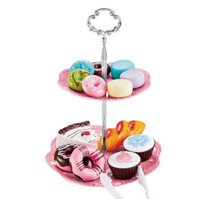 China Quality Assurance Playhouse Afternoon Tea Set Toy Design Longevity Tea Snack Set Educational Toy for sale