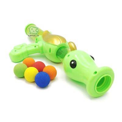 China Toy Hot Selling Electronic Plants vs Pea Shooter Soft Bullet Gun Dinosaur Toys Air Soft Bullet Gun Dinosaur Toys for sale