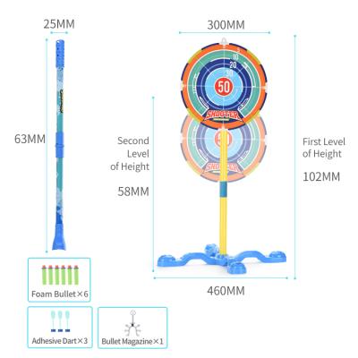 China Electronic Toy New Design Indoor Soft Blowgun Ball Blowgun Set and Kids Ball Shooting Pneumatic Air Gun Outdoor Happy Soft Blowgun Set for sale