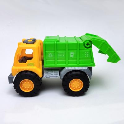 China Other Toy Vehicle Children DIY Construction Educational Truck Plastic Smart Disassemble Excavators Truck Toy for sale