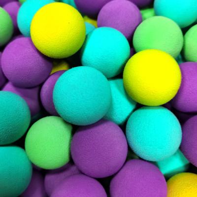 China Soft Toy 23MM In Diameter Eva Soft Foam Ball Soft Sponge Foam Balls Quality Sponge Pinball Balls for sale