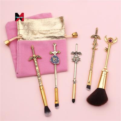 China Flat brush charms for jewelry making cool legend of zelda makeup brush set for sale