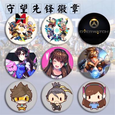 China Japan Anime Watch Pioneer Chasing Death Half Hidden Tin Badge Peripheral Anime Lucky Bag for sale