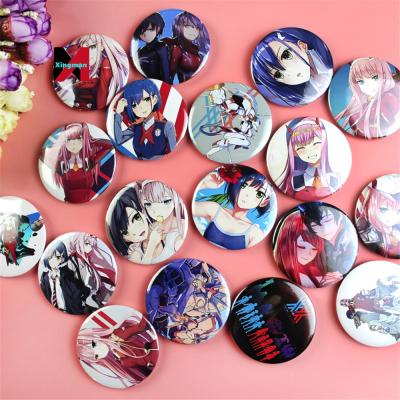 China Japan Anime DITF Badge National Team War Machine Anime Peripheral Scrunchie in FRANXX Brooch Pendant for sale