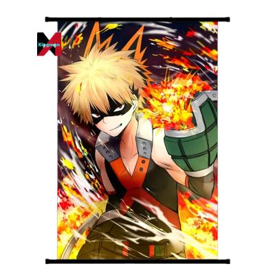 China Cartoon Anime 2022 New My Hero Academia Pictures Anime Hot Selling Posters And Paintings Wall Hanging Scrolls for sale