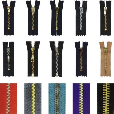 China Viable hot sale! metal smooth zipper custom zipper for clothing bag shoes zipper jeans suitable zipper for sale