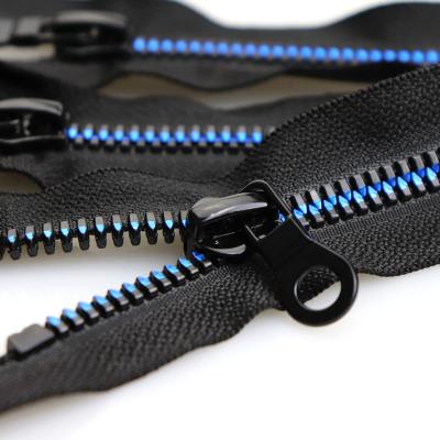 China Whosale viable nylon smooth zipper custom zipper for luggage bag suitable zipper colored teeth for sale