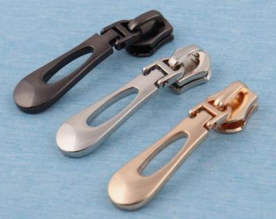 China Nickel Free Custom Zipper Puller, Garment Metal Zipper Puller Slider Brand Logo, Bag Zipper Puller Main Zipper Pull Metal Zipper Puller Custom Logo for sale