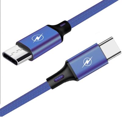 China Hot Sale COMPUTER PD 3A Type C To Type C 1M 2M USB C Cable Type For iPhone USB Charger For Mobile Phones for sale