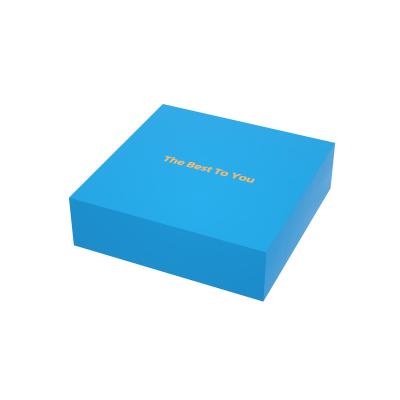 China Recycled Materials Base Boxes Custom Rigid Lid Paper And Cardboard Packaging Chocolate Gift Boxes With Insert for sale