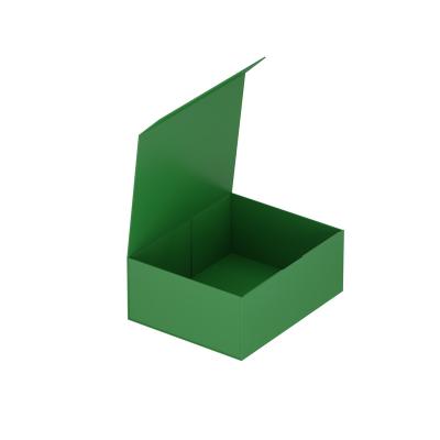 China Recyclable Manufactures Cheap Green Box Folding Paperboards Packaging Boxes For Clothing And Packaging for sale