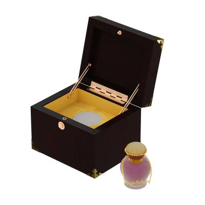 China New Design Packaging Custom Craft Without Lid 30Ml Bottle Head Perfume Bag And Wooden Handmade For Gift Stash Box for sale