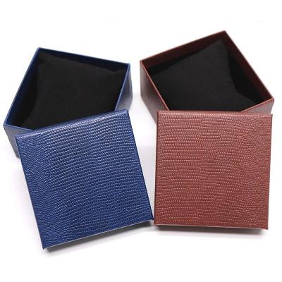 China Hot Selling Luxury Recycled Materials With Pillow Leather Jewelry Wristwatches Holder Jewelry Display Storage Box Organizer Custom Leather Gift Box for sale