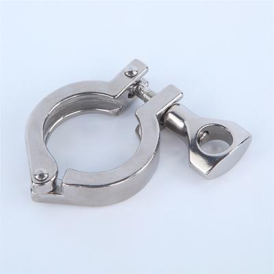 China Tri Pin Dairy Dunty Stainless Steel Sanitary Flange Heavy Single Pipeline Fittings for sale