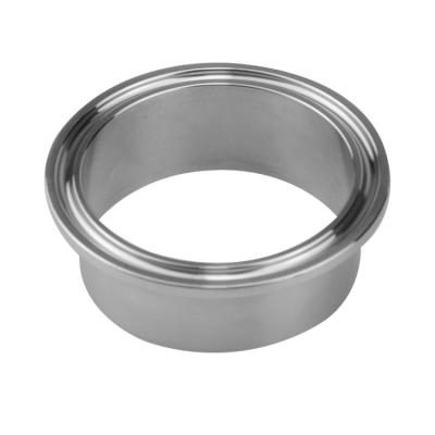 China Dairy Stainless Steel Sanitary Fittings Clamp Sanitary Ferrule Pipe Adapter for sale