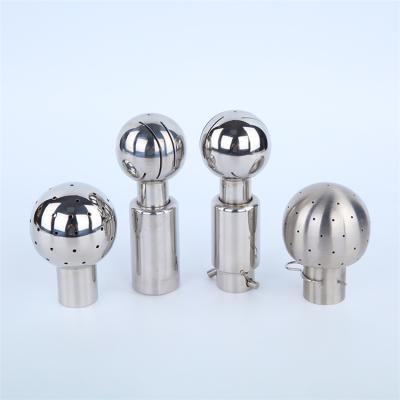 China Dairy Spray Clean Rotary Ball Nozzle Pneumatic Sanitary Cleaning Equipment for sale