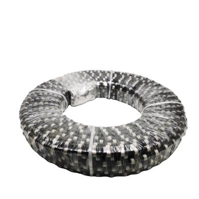 China 11.5mm Rubber Spring Diamond Wire Saw for Quarrying Mining Marble Cutting Diamond Beads Rope for sale