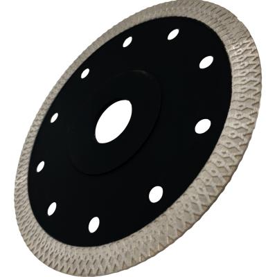 China 44T Teeths Sintered Diamond Disc X Mesh Turbo Disc For Porcelain Ceramic Cutting for sale