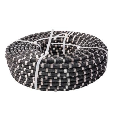 China 11.5mm Sintered Bead Rope Diamond Wire Saw for Wet/Dry Reinforced Concrete Cutting for sale