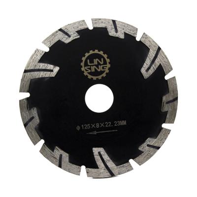 China Disco de corte de dientes de protección de tipo T segmentado D125mm para corte en seco buenos precios en venta