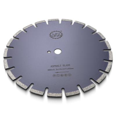 China Linsing Diamond Segmented Wet Cutting Disk 14 inch 350mm Circular Saw Blade for Concrete and Asphalt for sale