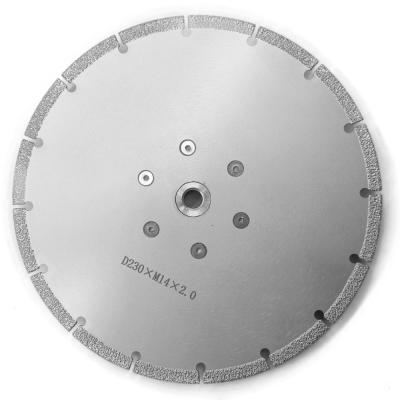 China Long Lifespan Electroplated Diamond Cutting Discs For Granite Ceramic Silver Advantage for sale