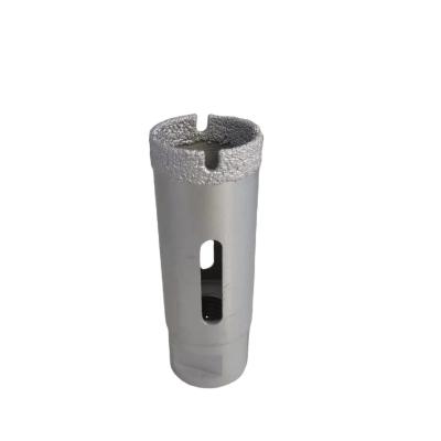 China 35mm M14 Diamond Bit for Dry Drilling Segmented Dekton Porcelain on Black Steel Base for sale