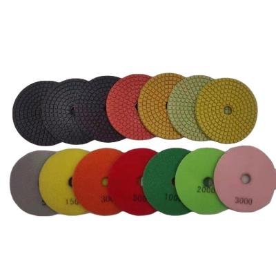 Κίνα 125mm υγρό polishing Pad για την γυάλωση γρανίτη μάρμαρο πέτρα πλακέτα ρητίνη Pads πλεονέκτημα προς πώληση