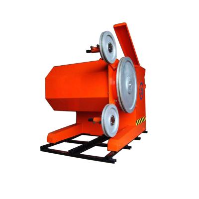 China Small Diamond Saw Rope Machine Stone Wire Cutting Rock Cutting Wire Saw Machine Red for sale