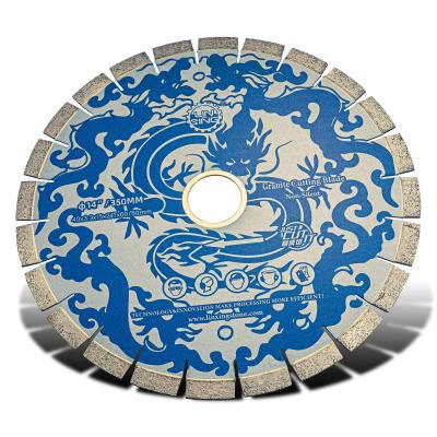 China 14 Inch 350mm Granite Sintered Diamond Saw Blade for Wet Cutting Diamond Cutting Disc for sale