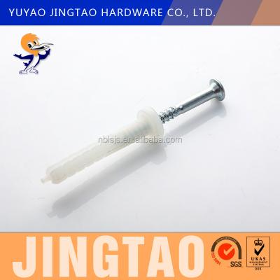 China 5x33 HAMMER DRIVE Plastic NYLON ANCHOR WITH ROUND KEY EXPORT TO SINGPORE for sale