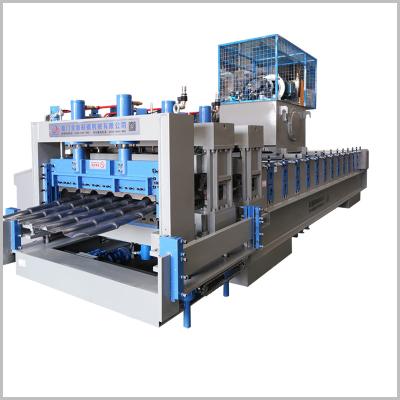 China Construction worksÂ   Tile ROOF PPGI Glazed PANEL Roll Forming Machine Roofing Panel Roll Forming Machine Metal Glazed Tile Roll Forming Machine for sale