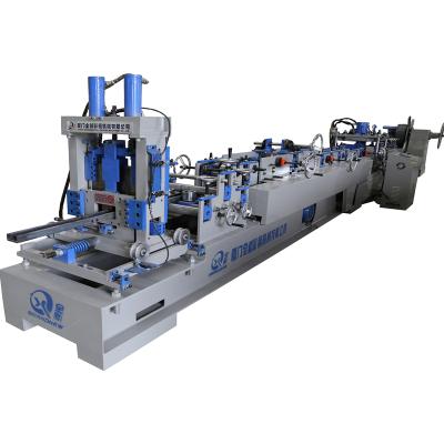 China Building Material Shops Customization High Quality Steel Frame Wall And Roof Roll Forming Machine Aluminum Foil Container Making Machine for sale