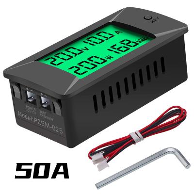 China ACARIDIS PZEM-025 50A 48v Car Voltmeter Voltmeter Amperimetro Digital Panel Power Energy DC Current DC Volt Meter for sale