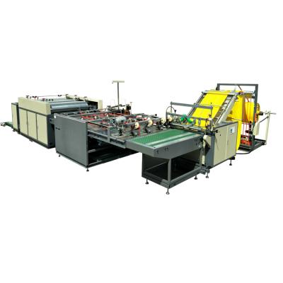 China pp woven bag making automatic electric pp woven bag cutting stitching printing press sewing plastic bag and making machine production line for sale