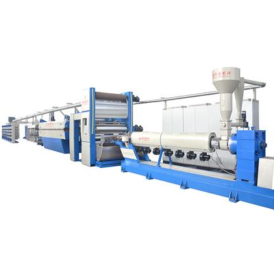 China Woven Plastic Wire Drawing From PP Plastic Flat Yarn Extruder for sale