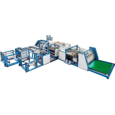 China PE Bag Woven Film Bag Cutting And Inserting And Sewing Machine for sale