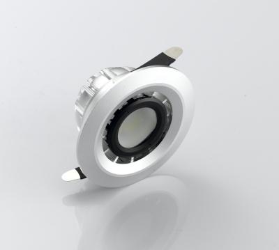 China 6W knipsel 70mm Diameter 90mm LEIDENE Downlighters met 120 Graden Hoeksaa certificatie Te koop