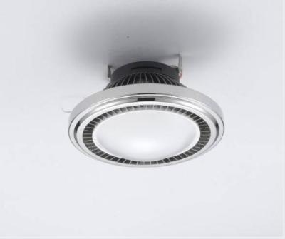 China Hoge macht warme witte 12W 12V LED plafond schijnwerpers met LED170 ° openingshoek Te koop