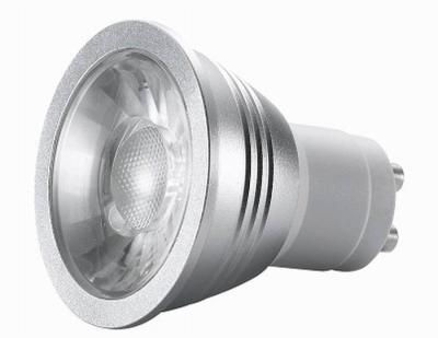 China High Lumens COB LED Light GU10 5W  , White Led Spot Lighting for sale