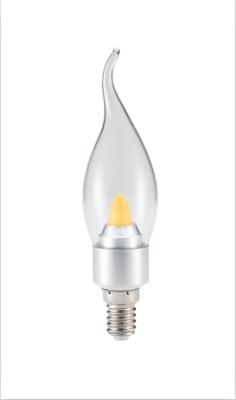 China Epistar 3W E14 LED Bulbs AC220V With 3 Core Integrated Chips for sale